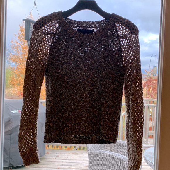 rag & bone Size S. Brown, Beige, pink confetti. Sweater - Picture 5 of 5
